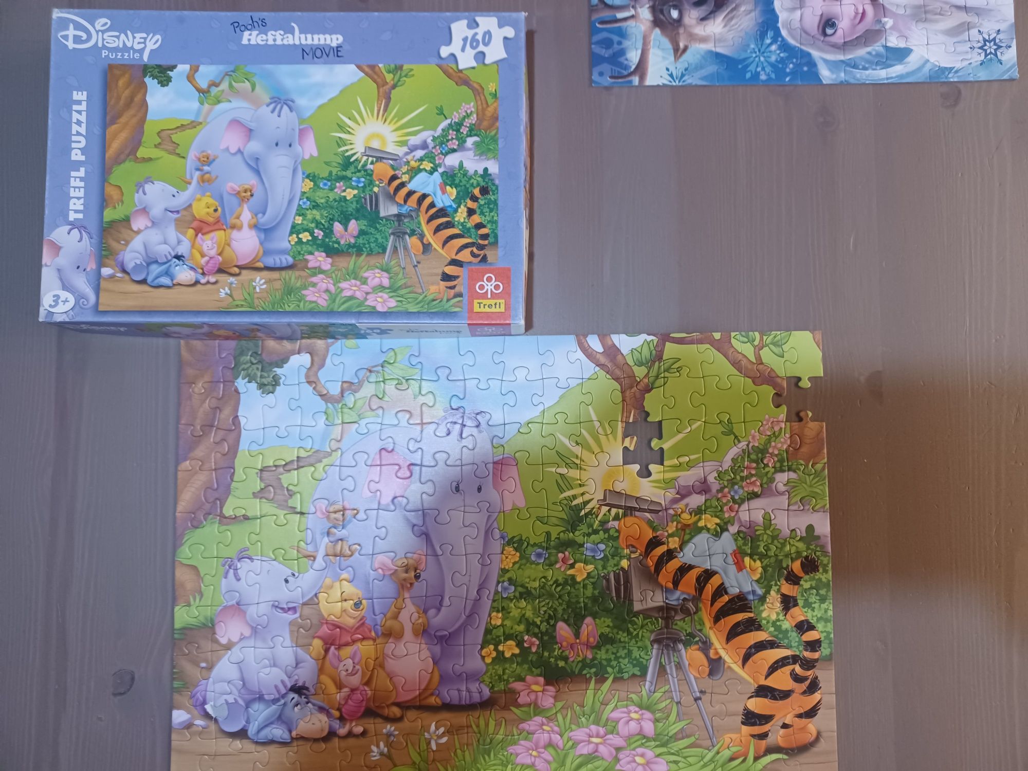 3x puzzle 160 elementów dla dziewczynki