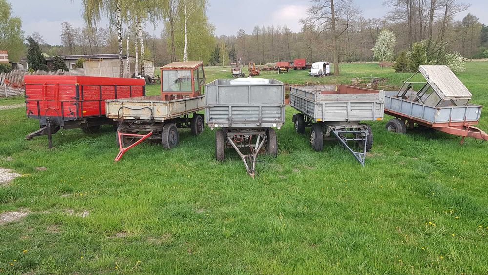 Przyczepa wywrotka 6t.,jednoosiowa.transport