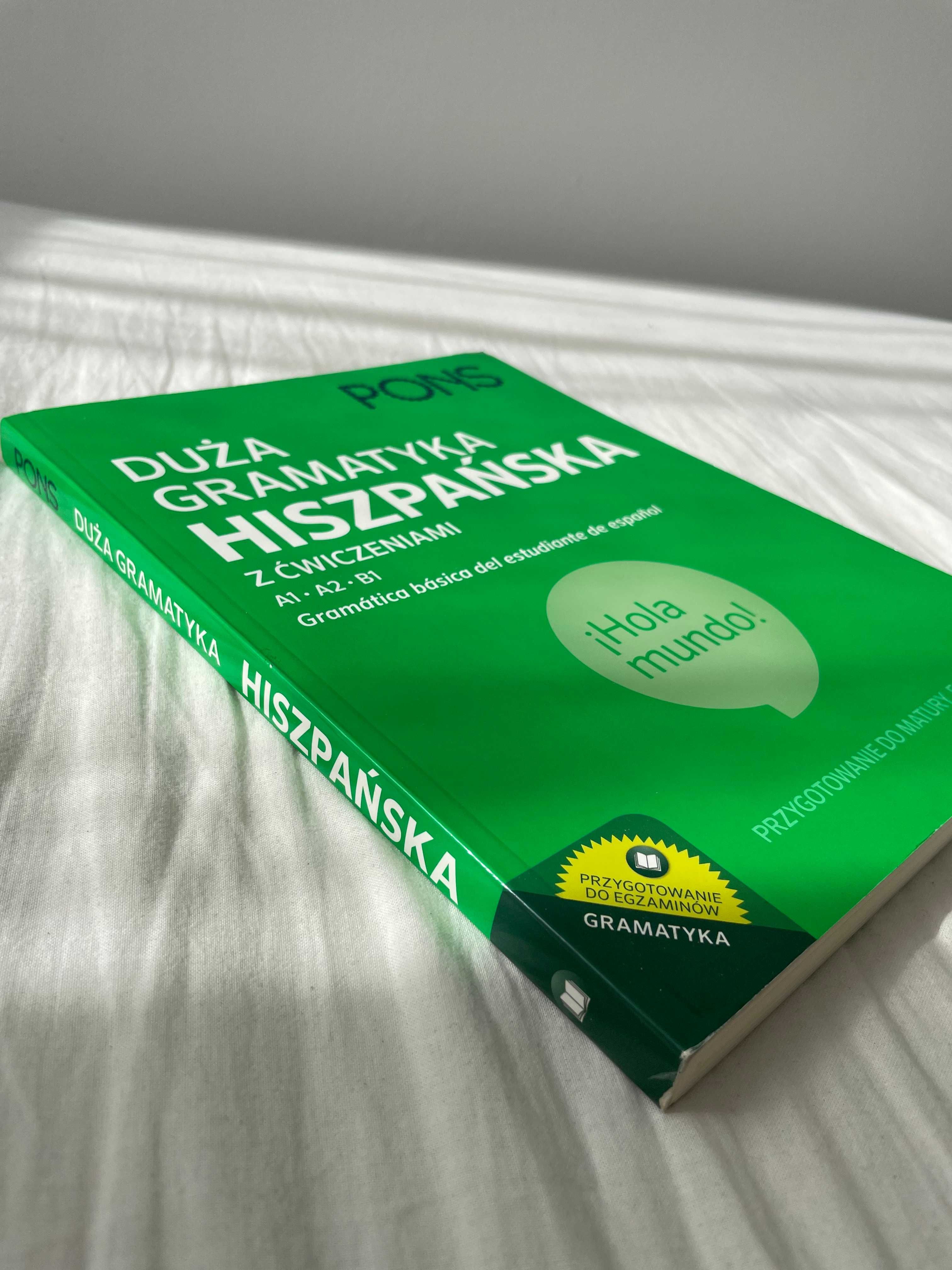 Duża gramatyka hiszpańska z ćwiczeniami (A1, A2, B1). PONS