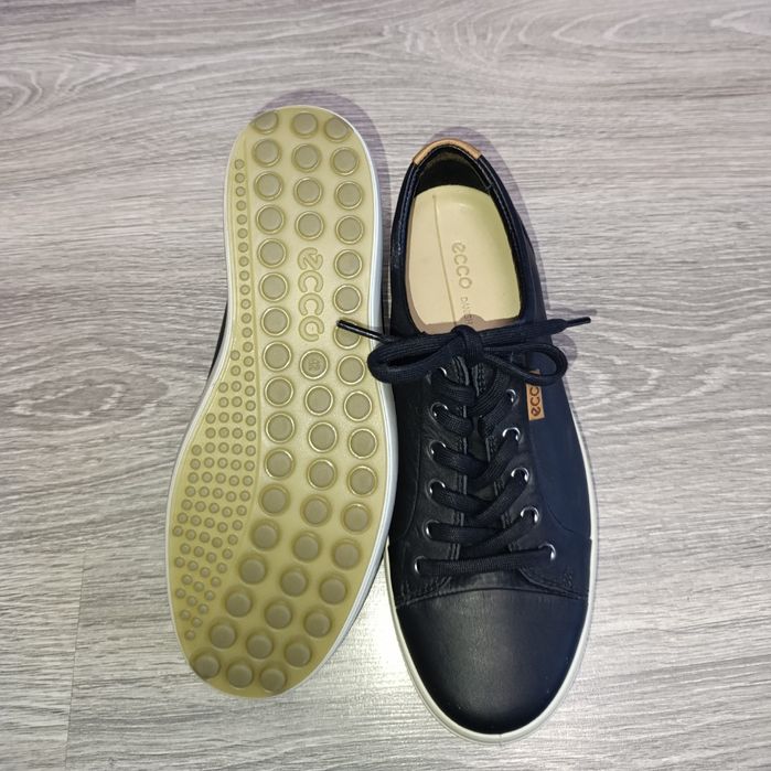 Чоловічі шкіряні кеди Ecco Soft 7