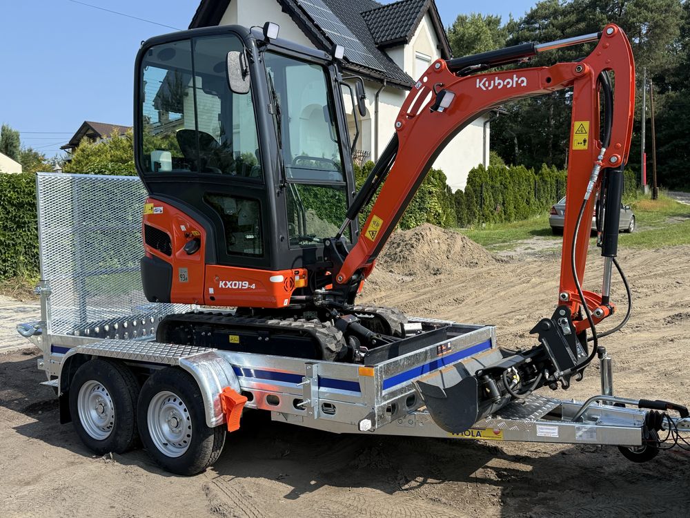 Wynajem koparki kubota bobcat samochodu kiper wywrot okazja tanio