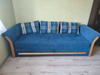 Kanapa sofa rozkładana z pojemnikiem na pościel