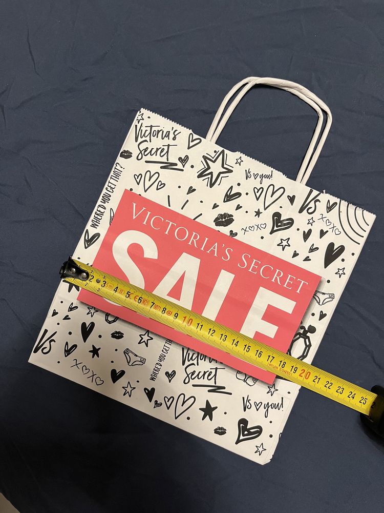 Victoria Secret VS papierowa torba prezentowa torebka zakupowa prezent