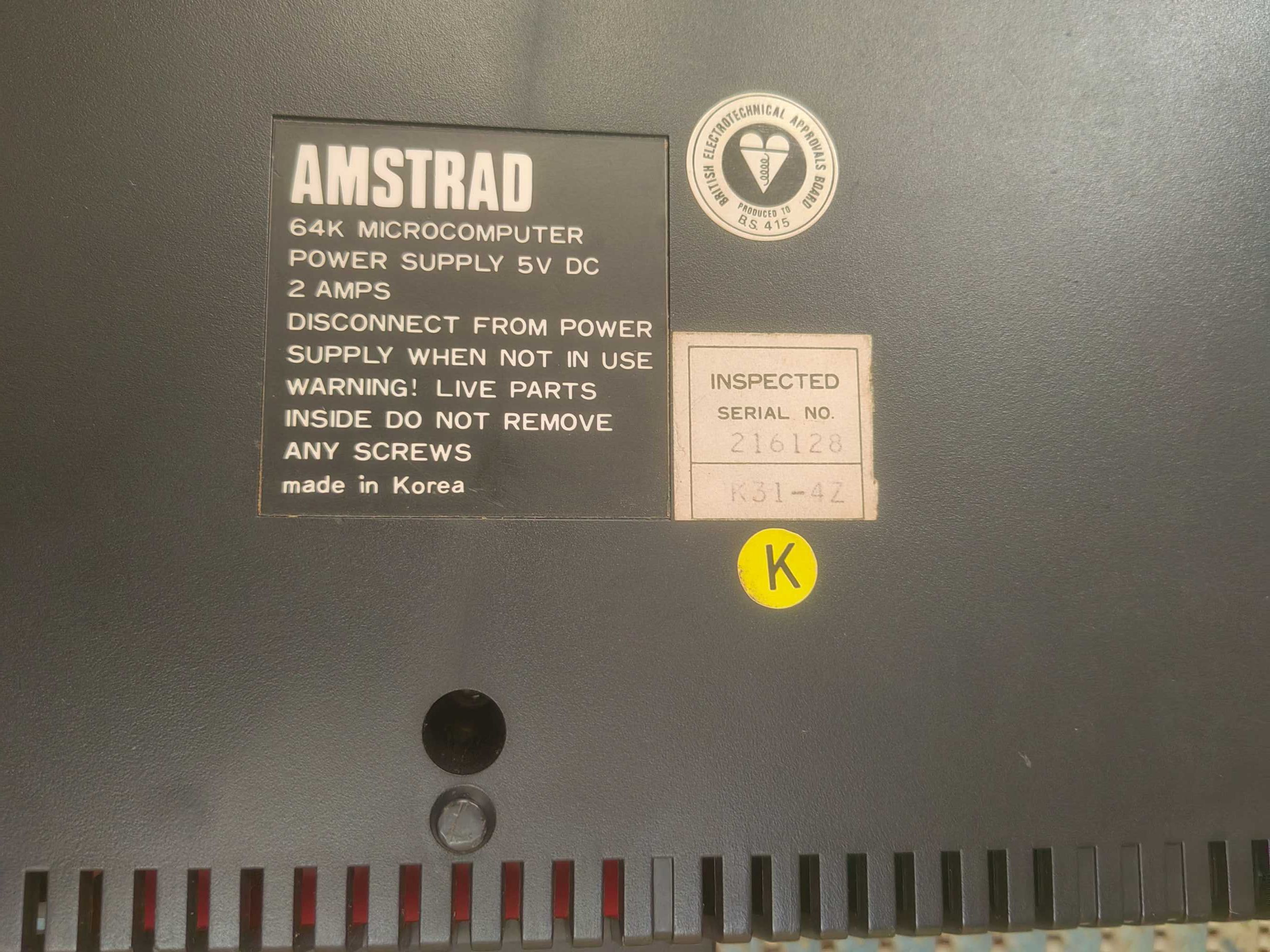 amstrad cpc 464 computer