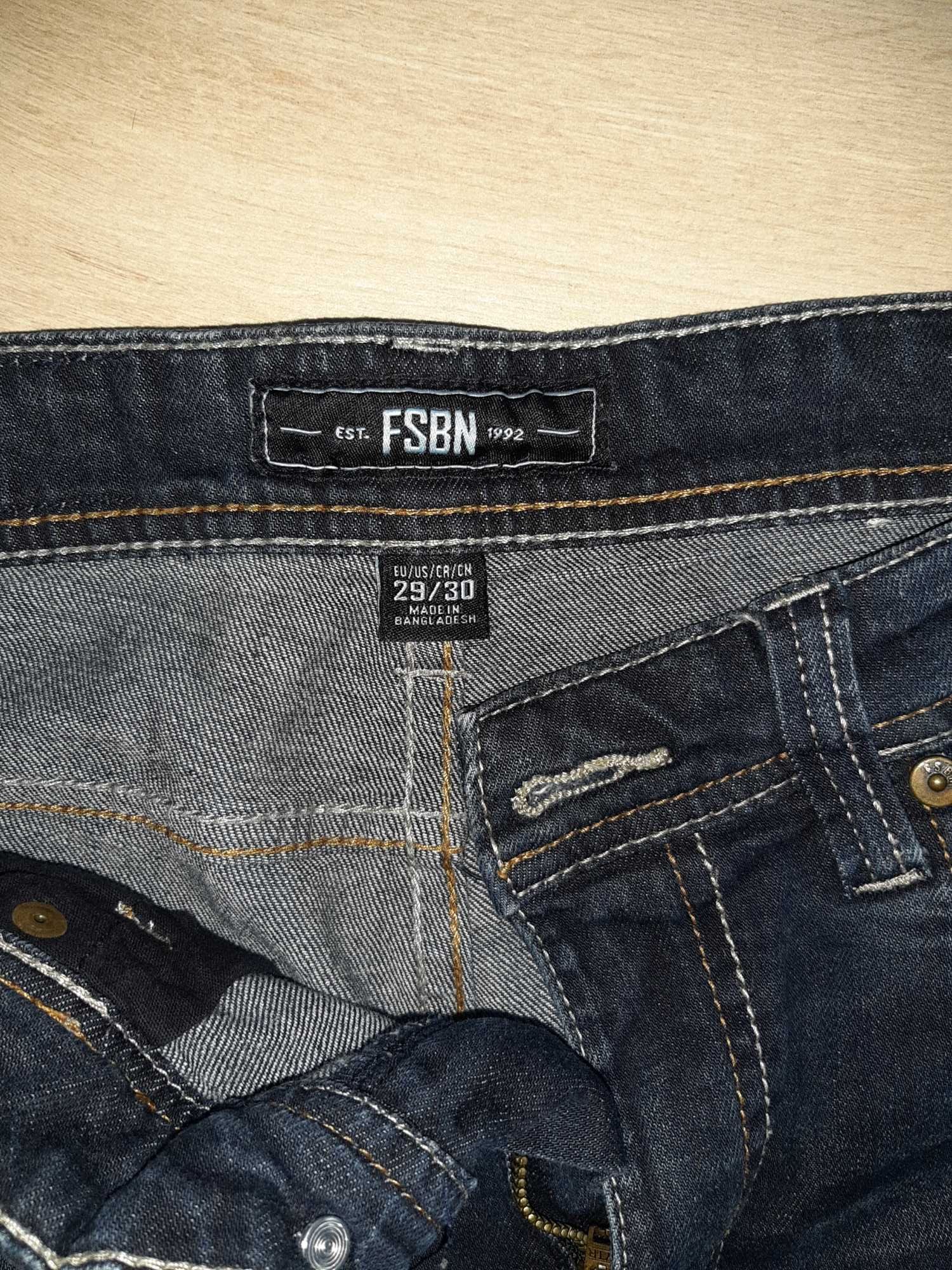 Spodnie jeansy FSBN męskie