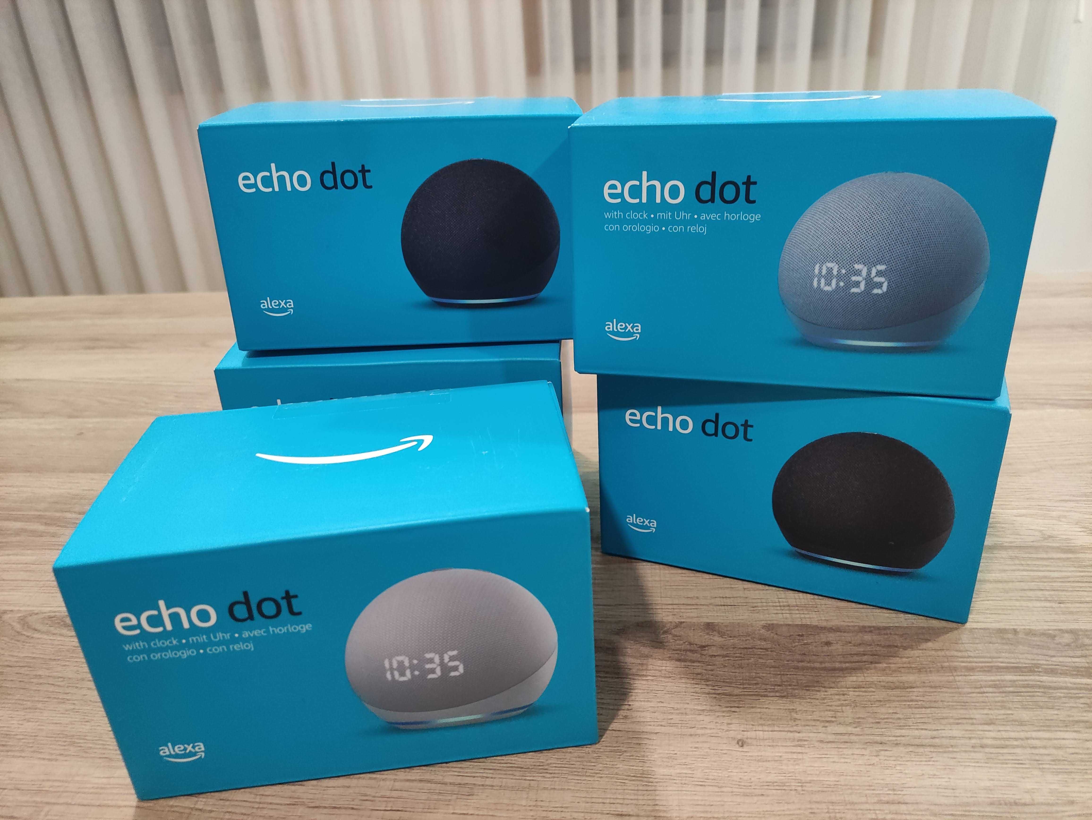 Alexa Echo Dot 4 geração com Relógio