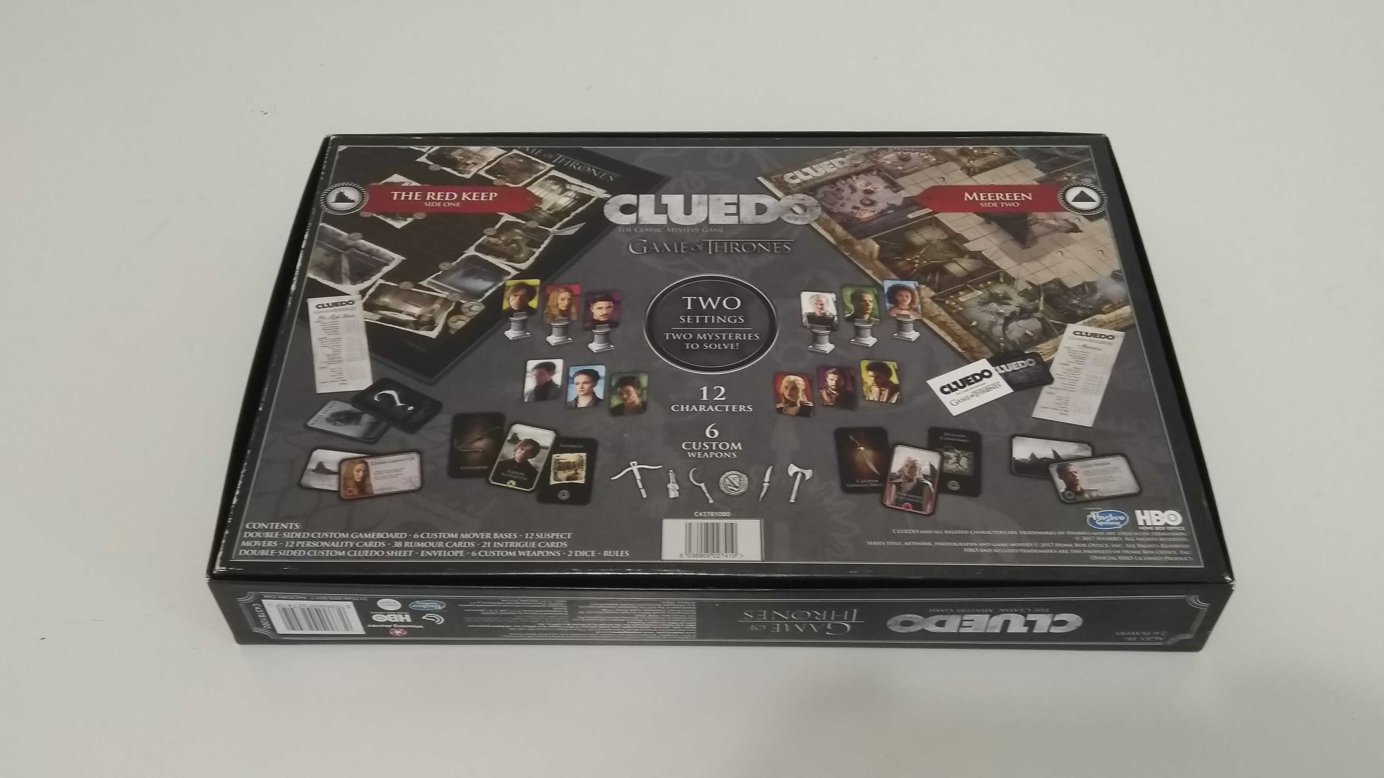 Cluedo Game of Thrones - Jogo de Tabuleiro