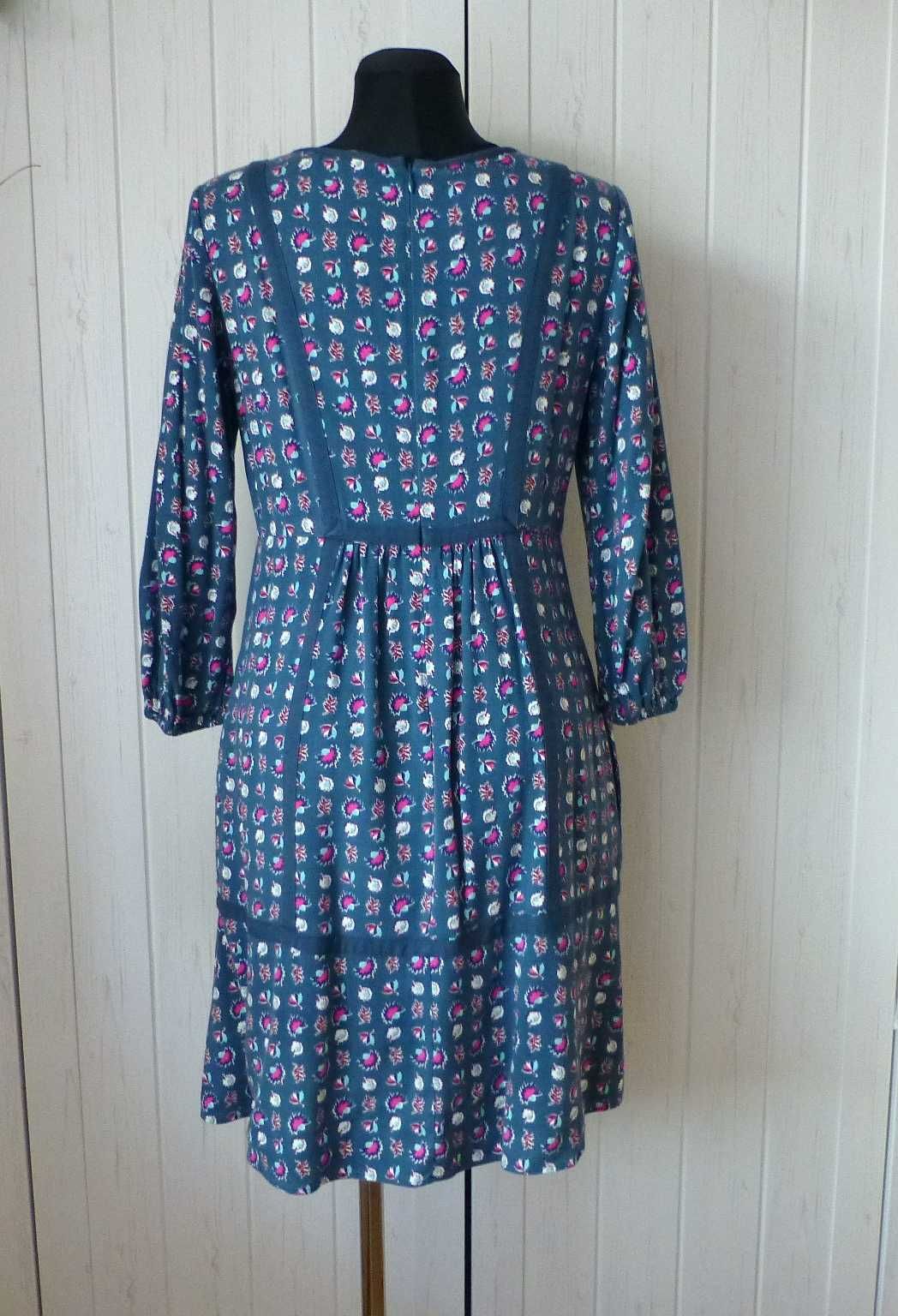 Boden sukienka w stylu boho z kieszeniami Vintage M