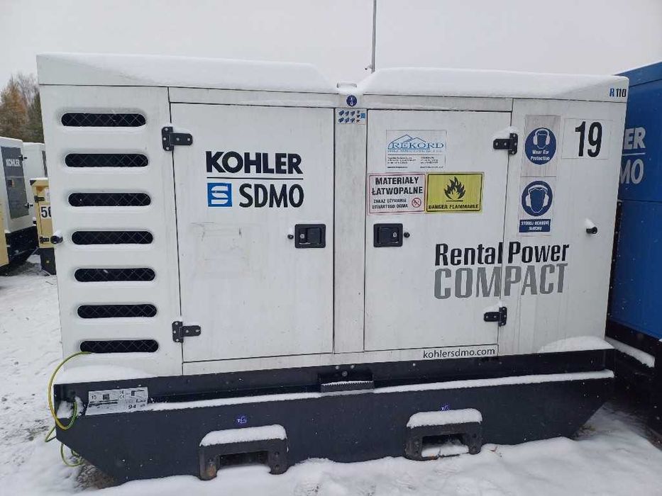 Agregat prądotwórczy SDMO R110 C3 80 kW Perkins trójfazowy 3 fazy