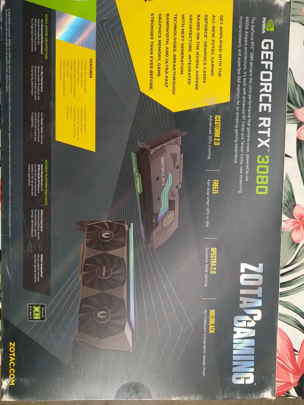 Karta graficzna Geforce RTX 3080 Gaming Zotac 10GB RGB