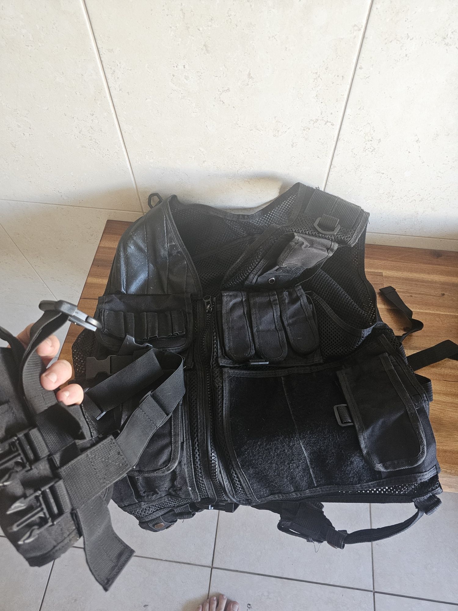 Materiais de Airsoft.