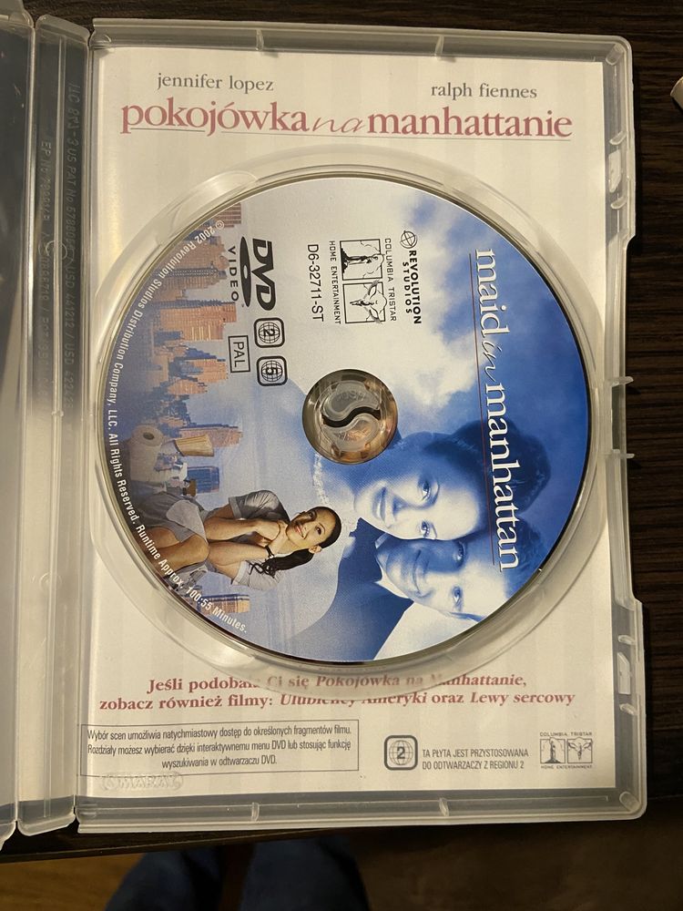 Jennifer Lopez Pokojówka na Manhattanie film DVD