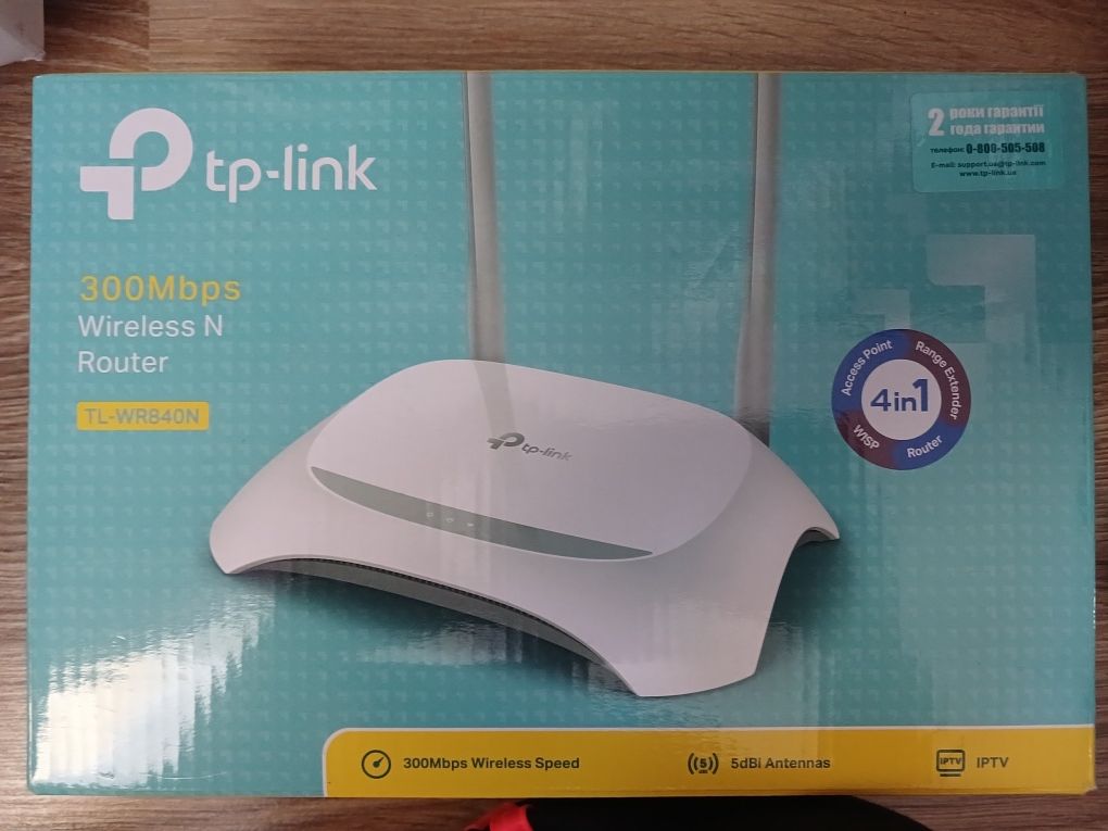 Роутер, маршрутизатор TP-link 300 Mbps, TL-WR84ON