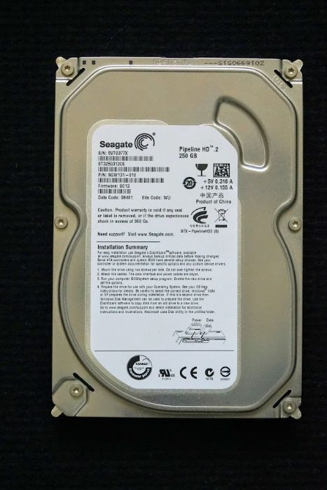 Disco armazenamento interno/externo desktop Seagate 320GB  250GB