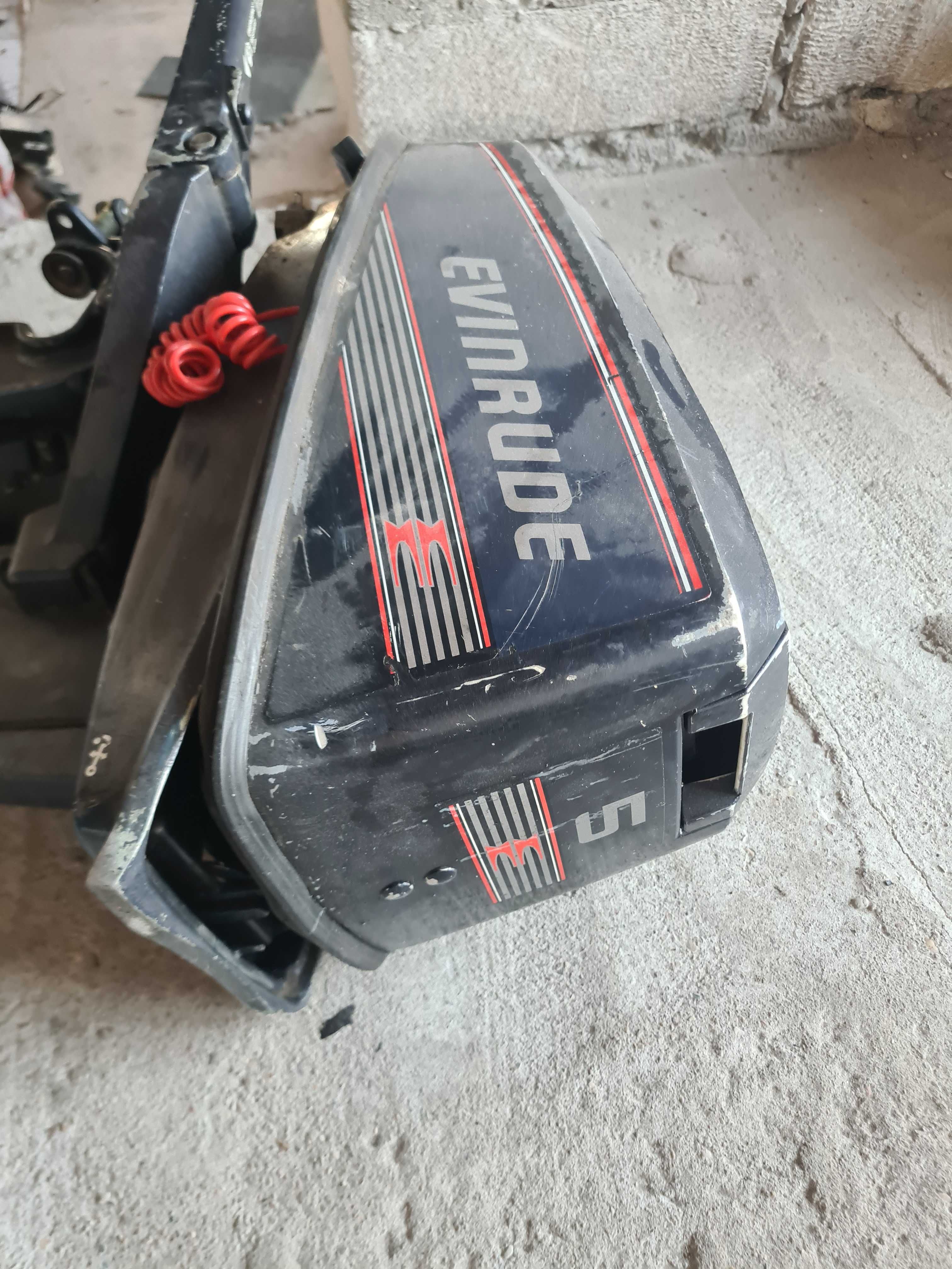 silnik zaburtowy evinrude 5 koni 2 sow