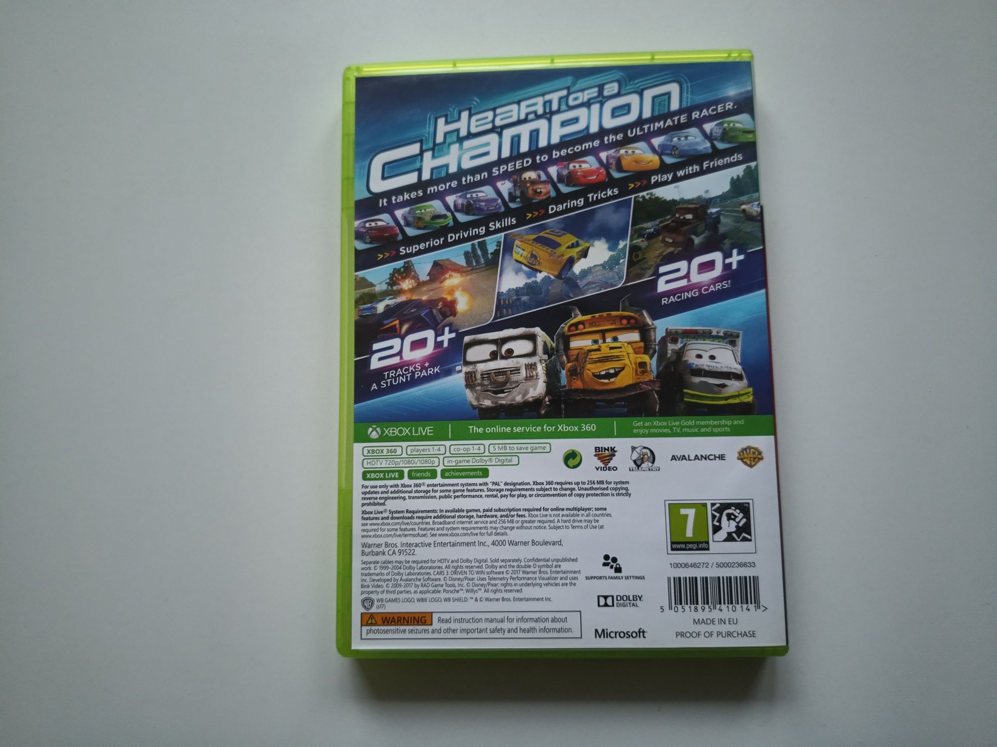 Gra Xbox 360 Auta 3 [Polska wersja]