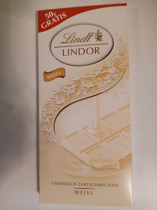 Zestaw 21 Czekolad Lindt Lindor Weiss 150G.