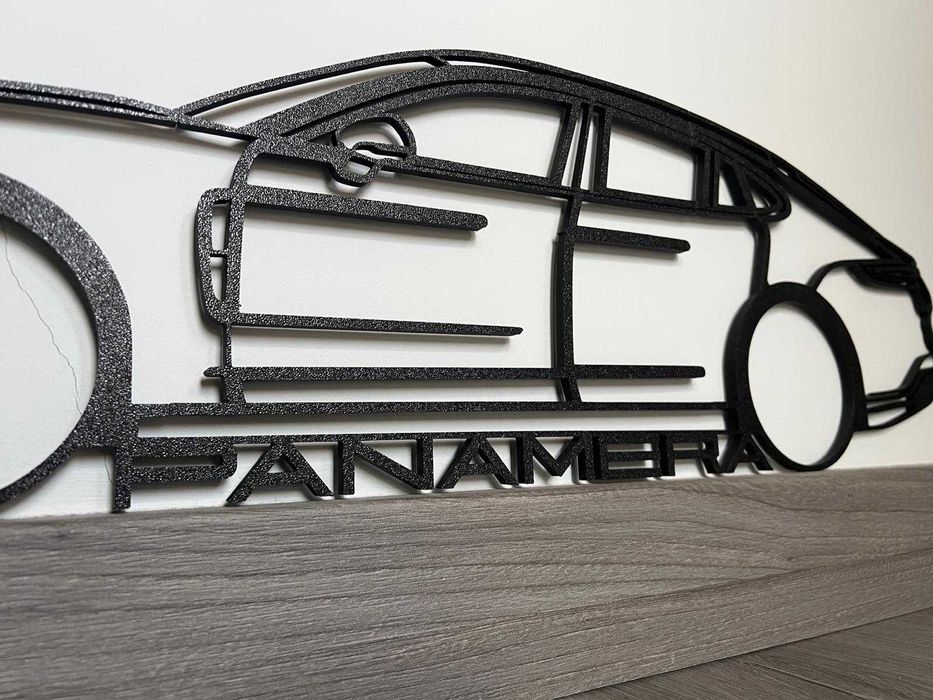 Silhueta Porsche Panamera 3D