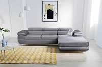 Narożnik ALEX regulowane zagłówki ROGÓWKA sofa kanapa łóżko +GRATIS
