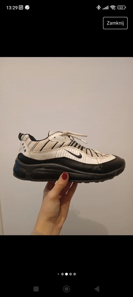 Buty Nike air max 98 sail