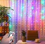 Kurtyna girlanda led RGB kolorowa 3x3m