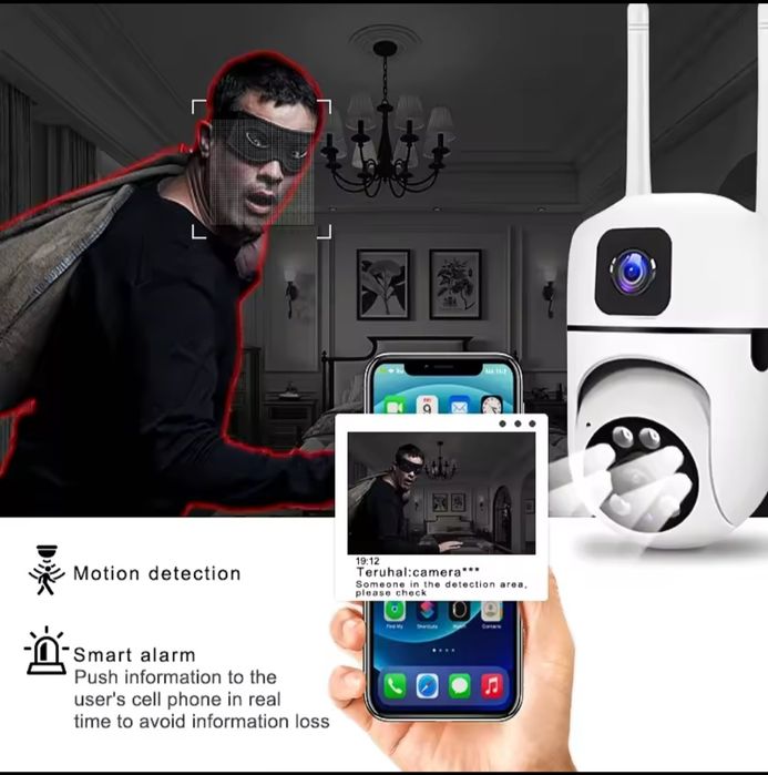 8Мп, WiFi камера видеонаблюдения