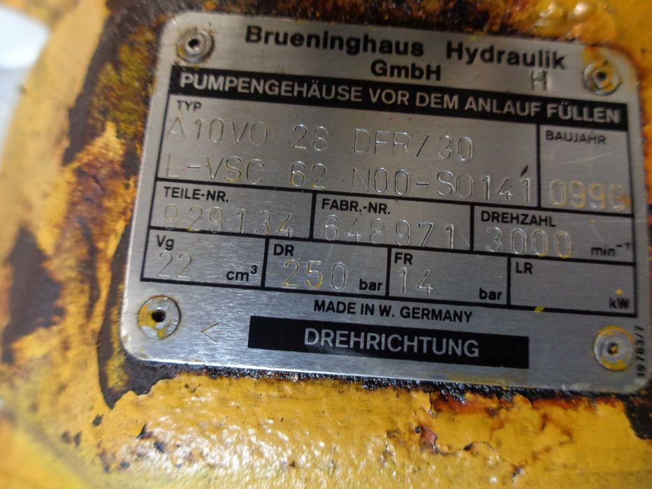 Pompa hydrauliczna HYDROMATIK A10VO 28DFR/30