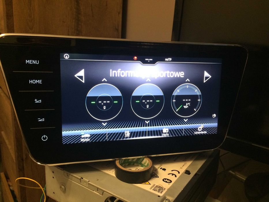 Zestaw Radio Nawigacja Czytnik Multimedia MIB2 Skoda SuperB