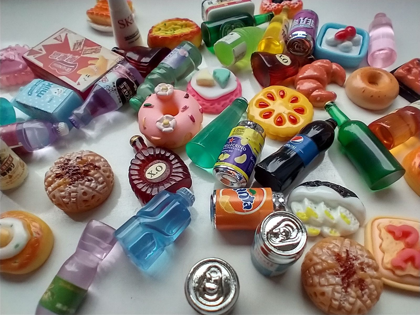 Zestaw mini foods pepsi fanta oreo plastikowe jedzenie 30 blind bags