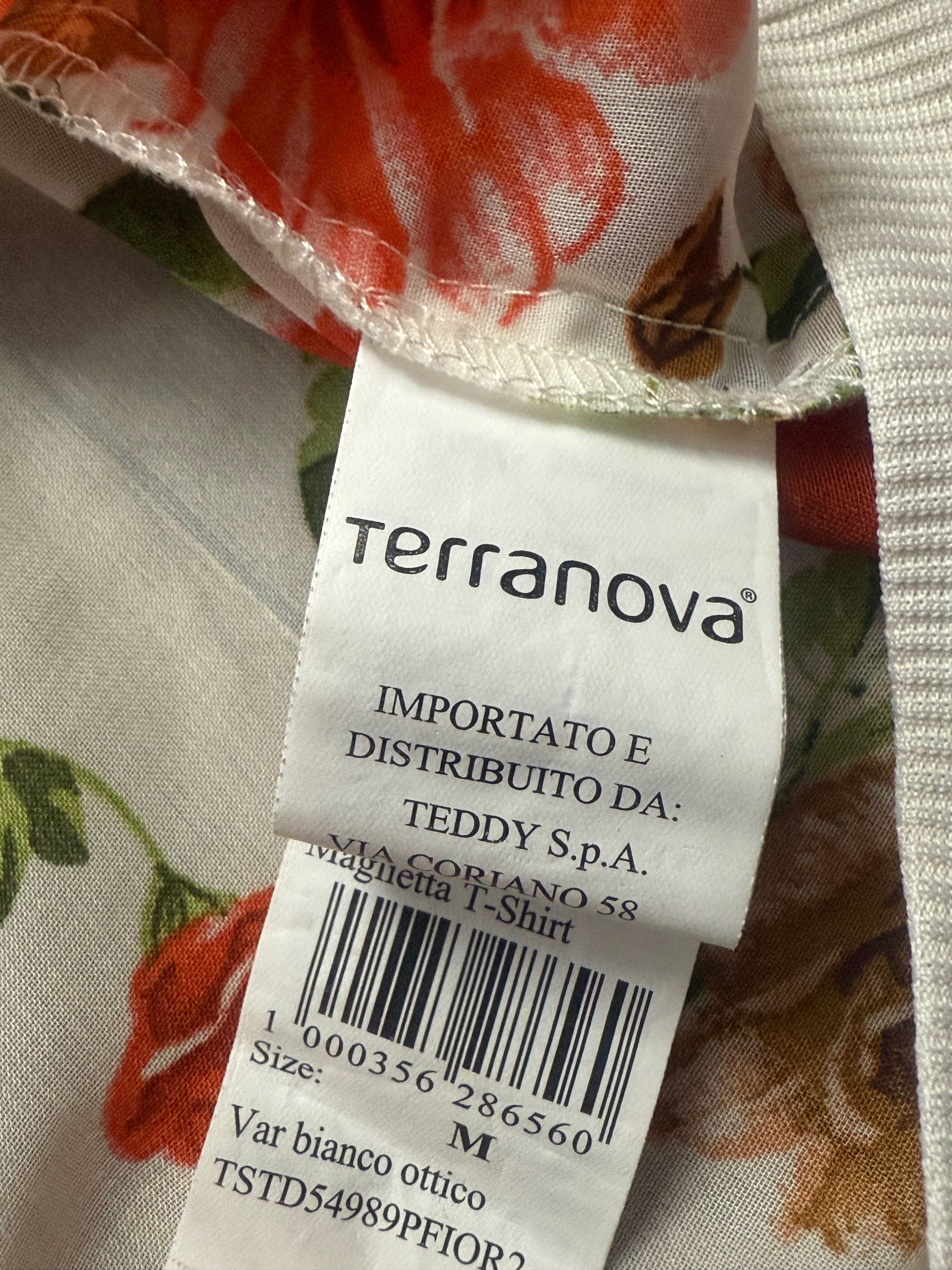 Terranova bluzka w kwiaty – etno, boho, Polish style, rozmiar M