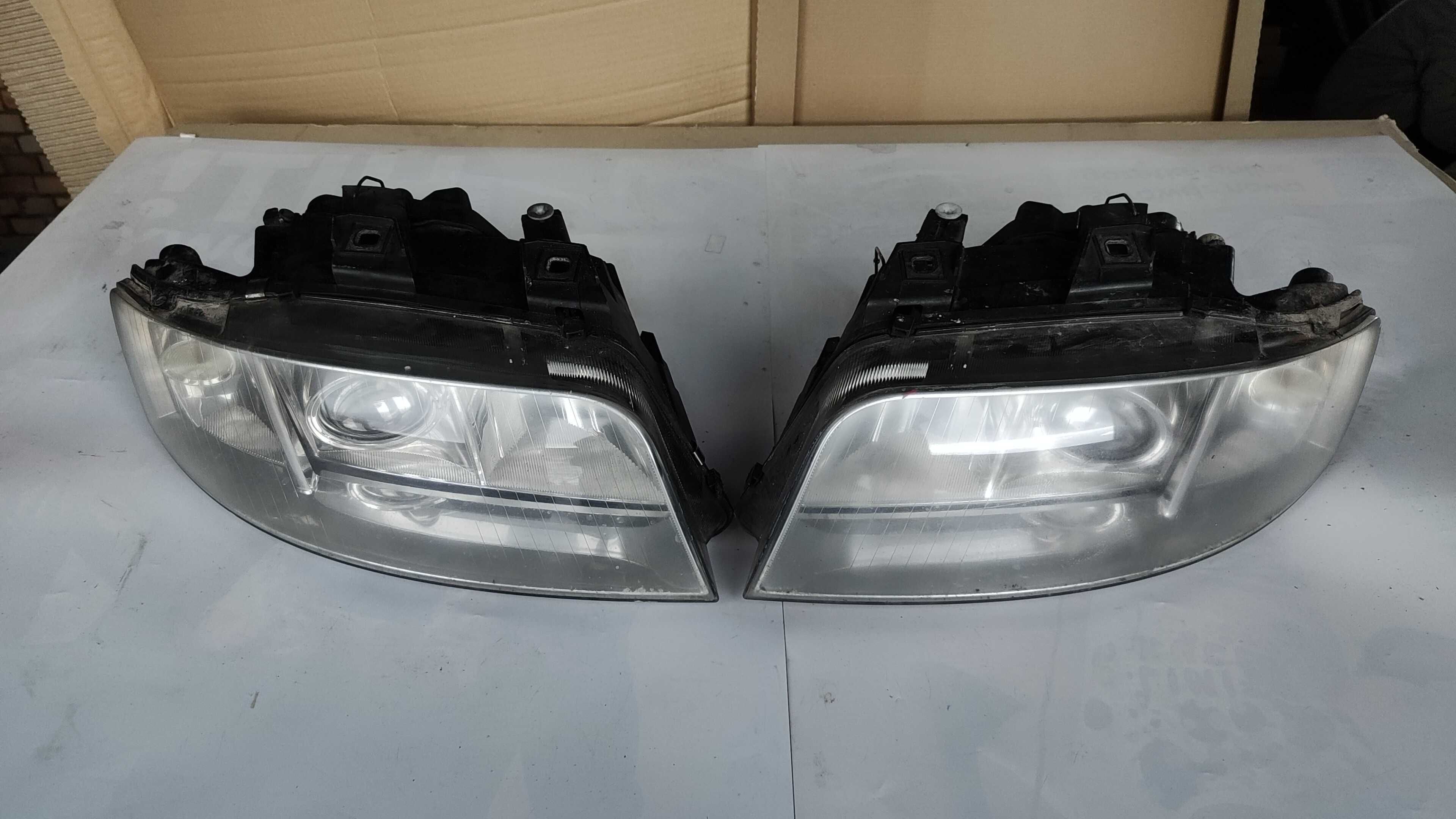 Lampa Lampy Lewa Prawa Przód Kpl AUDI A6 C5 Lift 00-05.r Eu XENON