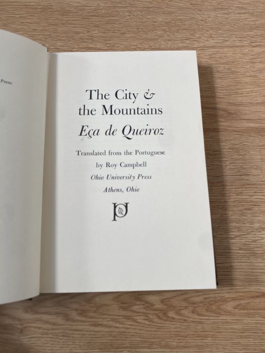 The city and the mountains by Eça de Queiroz
