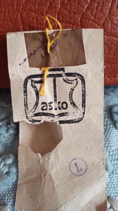 Stara aktówka skórzana ASKO-Szcxecin