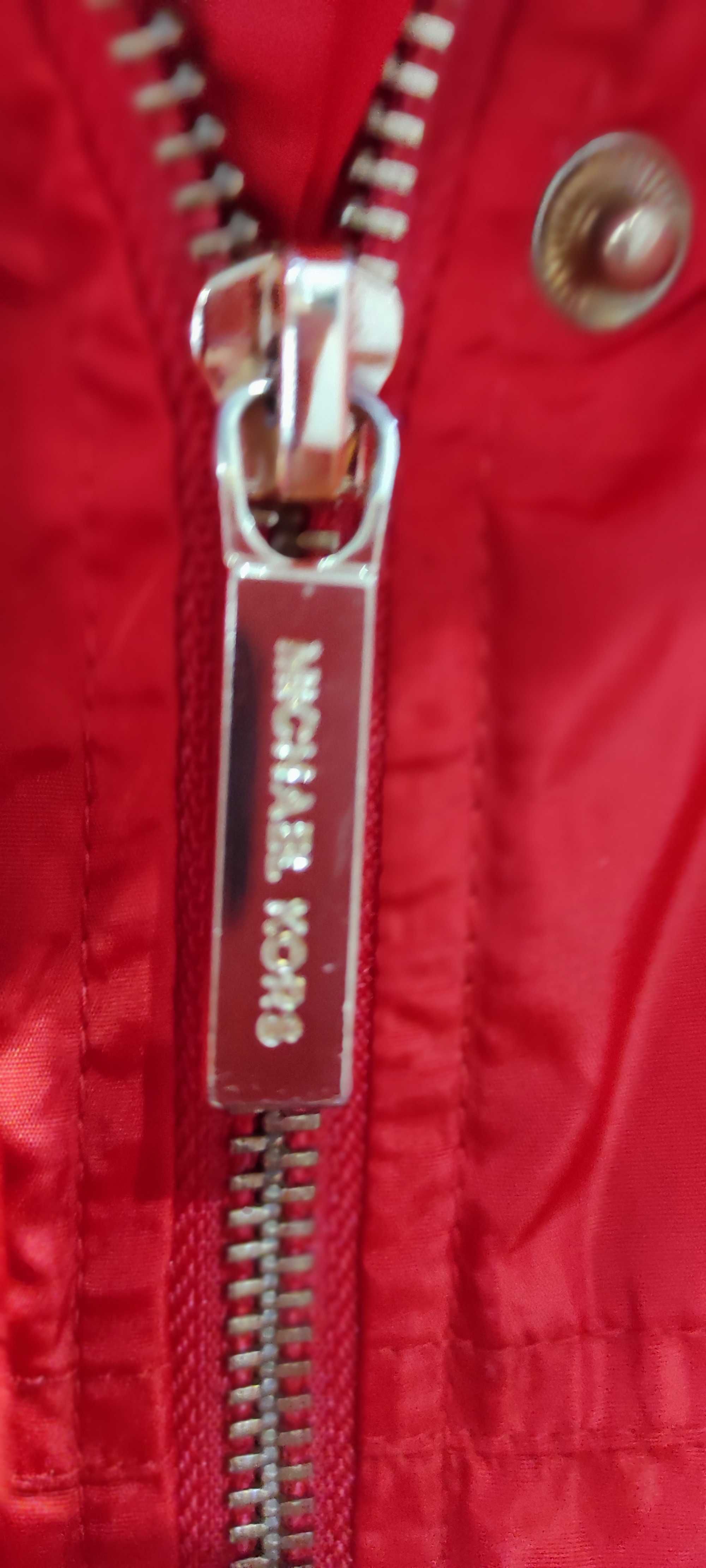 Excelente parka Mickael Kors laranja oversize