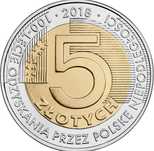 5zł- 100 lat Niepodległości