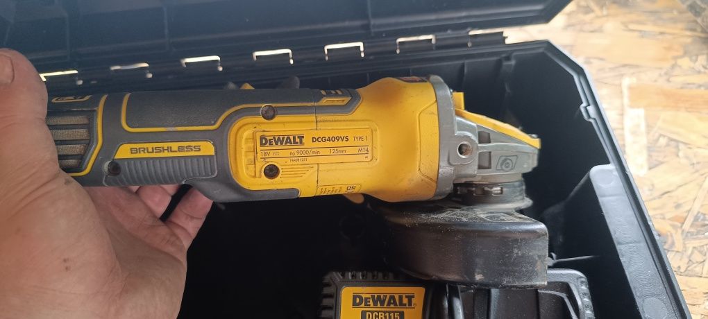 Szlifierka dewalt dcg 409vsn regulacja obrotów