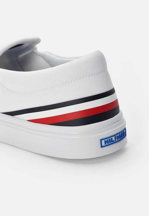 OKAZJA Tommy Hilfiger białe wsuwane buty trampki slip-on sklep 339zł