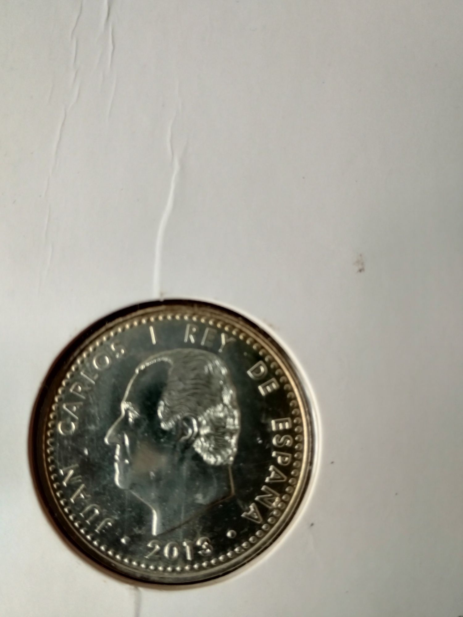 Moeda de prata 30 €, Rei Juan Carlos I, 2013, nova