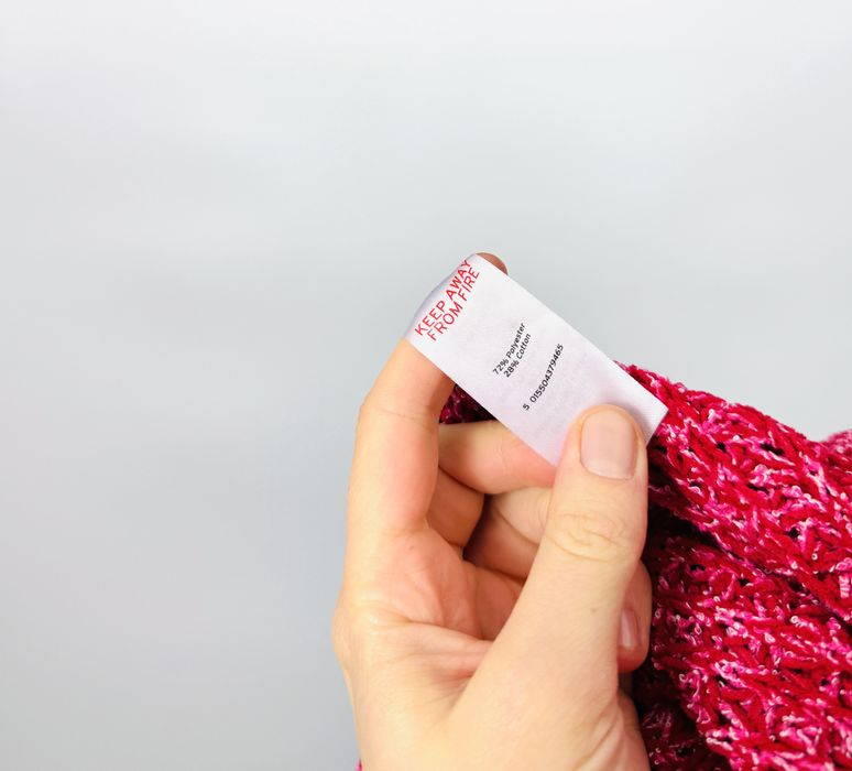 Różowy sweter z golfem o grubym splocie M 38 Nutmeg