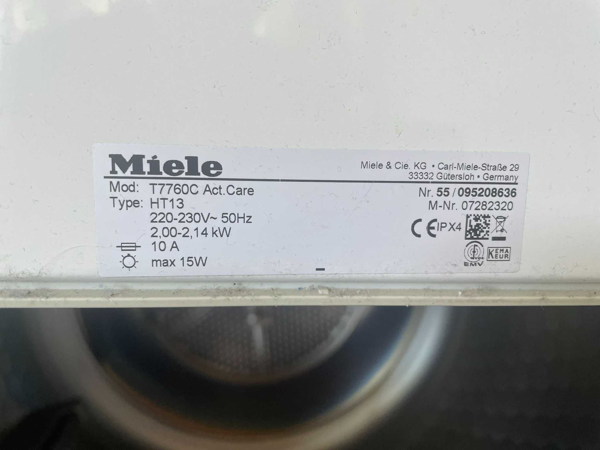 Suszarka kondensacyjna Miele T7760C