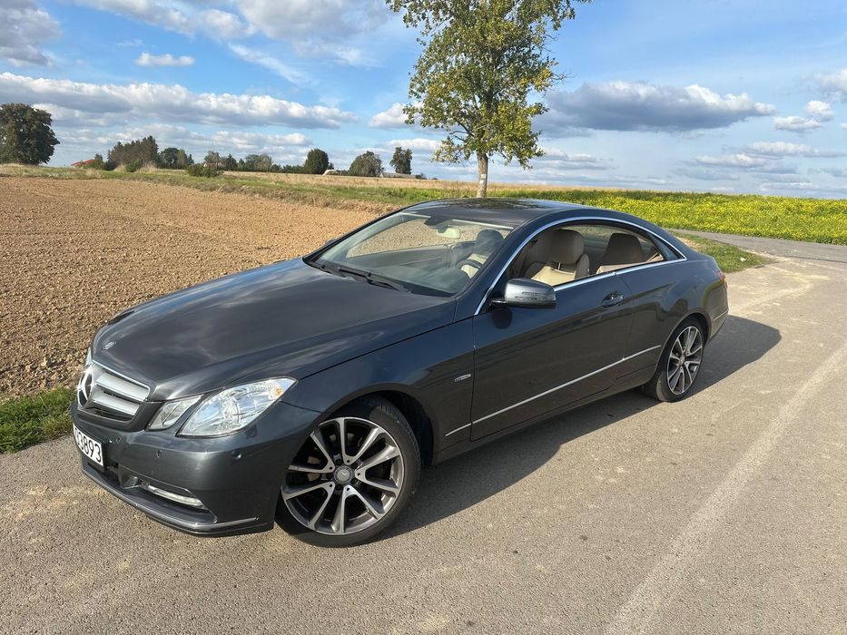 Mercedes-Benz Klasa E Mercedes W207 E200 coupe 2011 1.8Turbo benzyna bezwypadkowy