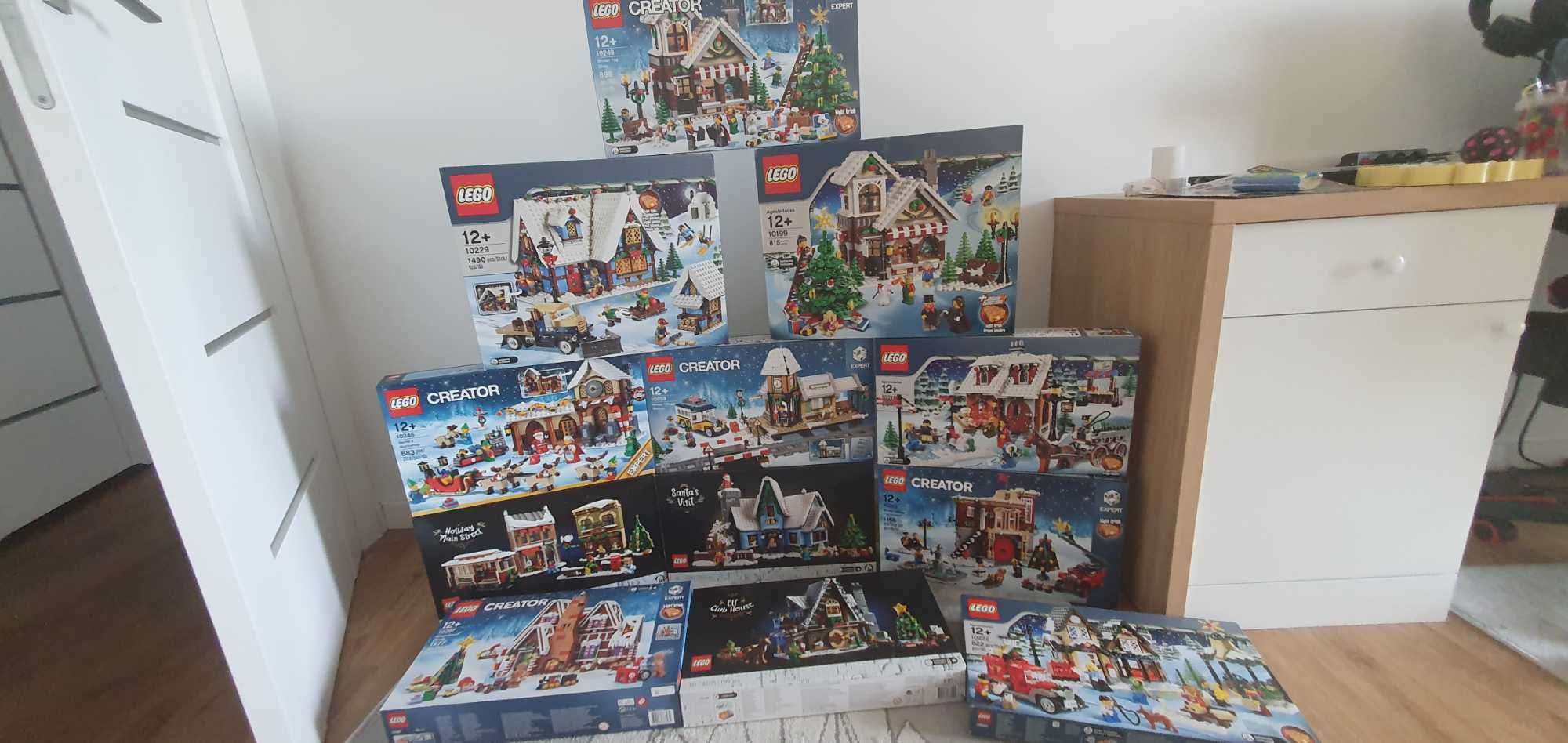 Kolekcja Lego Winter Village 2009_2024 NOWE komplet