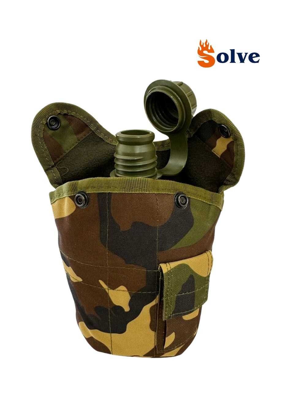 Фляга Solve NATO армейская  с чехлом 1 литр  Multicam KT6003906 тактич