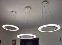3 lampy pojedyncze led