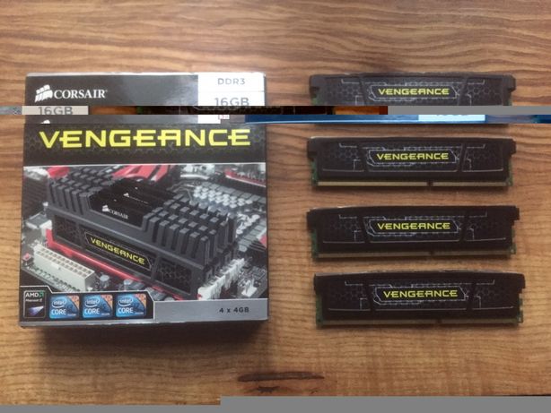 Pamięć RAM DDR3 1600MHz 16GB 4x4GB Corsair Vengeance
