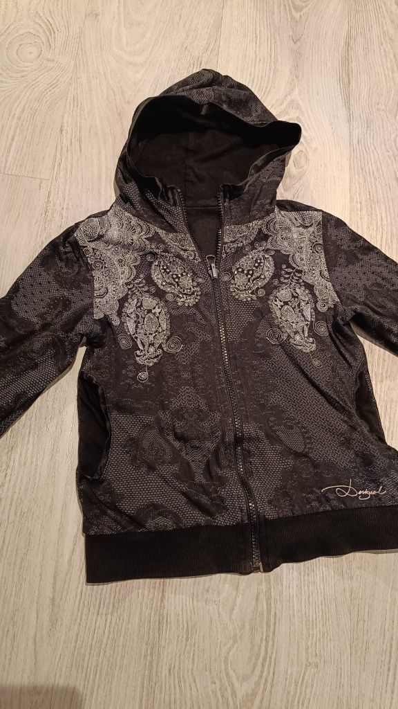 Czarna dwustronna bluza 128 Desigual