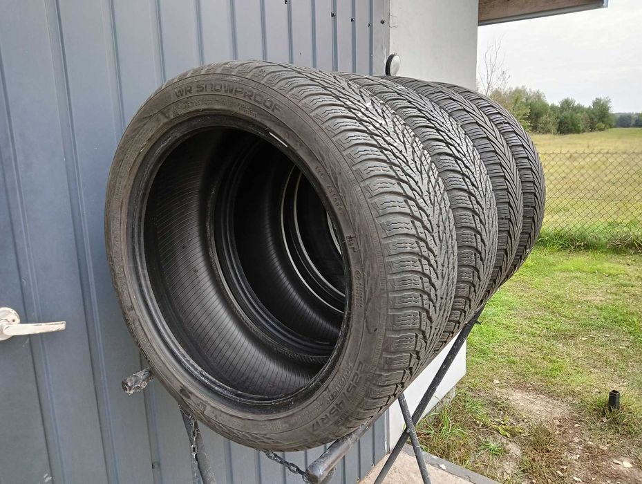 4x opony zimowe 225/45r17 NOKIAN/MICHELIN 7mm 2021r MONTAŻ