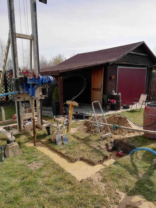Wiercenie studnia w jeden dzień 200zł za mb z materiałem