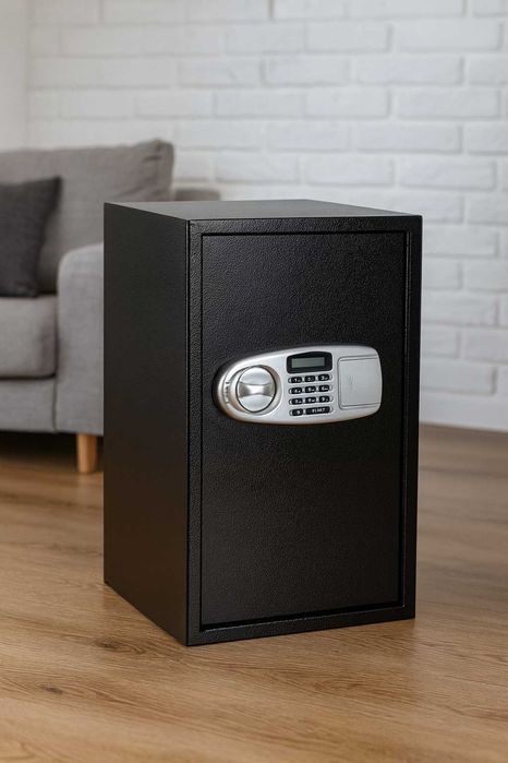 Domowy Sejf Kasetka na Zamek Elektroniczny Szyfr Kod Kasa Pancerna