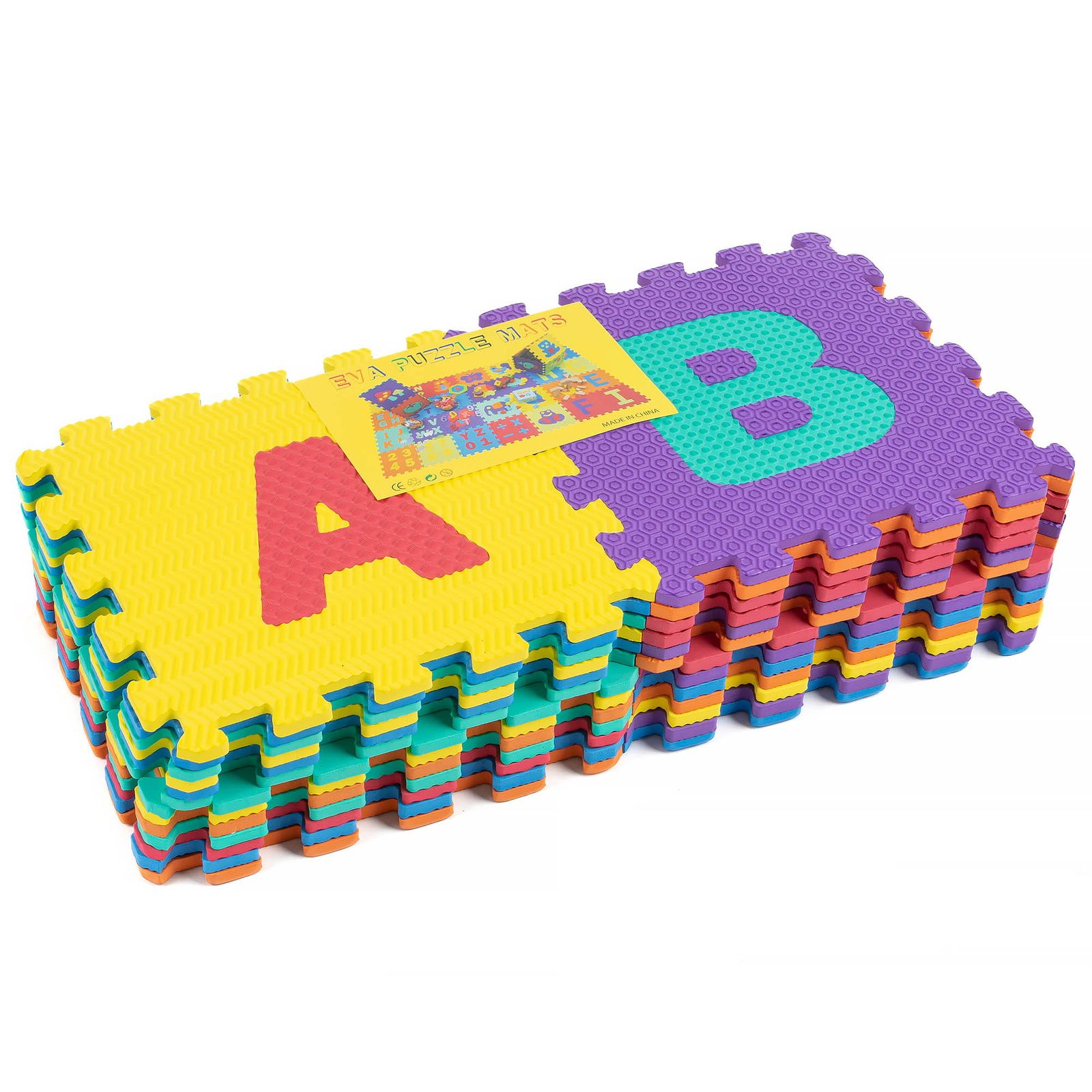 Mata Puzzle Alfabet Xxl alfabet edukacyjna kolorowa miękka dla dzieci